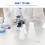 3pcs plastic conical flask with screw cap 50ml 100ml 500ml for lab use 9