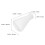 3pcs plastic conical flask with screw cap 50ml 100ml 500ml for lab use 2