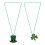 6Pcs St Patrick'S Day Necklace Clover Hanging Decor 1