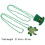 6Pcs St Patrick'S Day Necklace Clover Hanging Decor 2