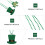 6Pcs St Patrick'S Day Necklace Clover Hanging Decor 11