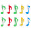 10pcs music book clips shaped like notes sheet clamps 9