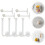 8pcs decorative wall hooks multi-function jewelry hangers 4