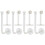8pcs decorative wall hooks multi-function jewelry hangers 6