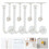 8pcs decorative wall hooks multi-function jewelry hangers 3