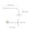 8pcs decorative wall hooks multi-function jewelry hangers 11