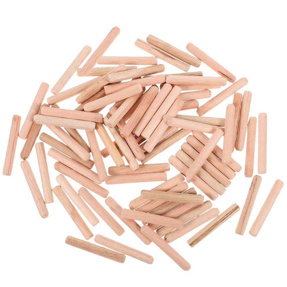 Dowel Pin Beige Wood 2000Pcs 4X0.8x0.8in 3294012088720