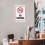 no smoking sign aluminum warning for restaurant 5