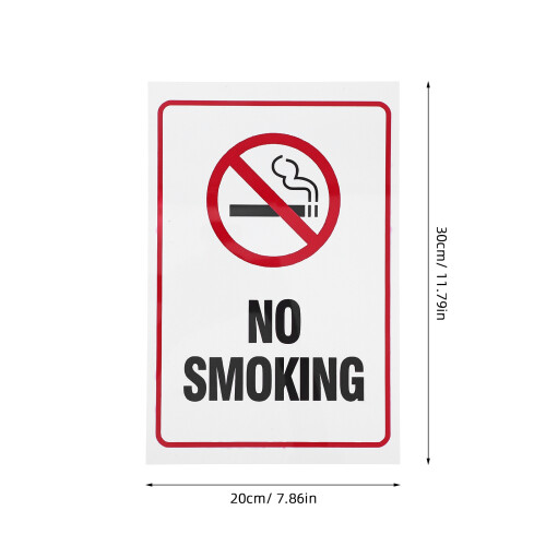 no smoking sign aluminum warning for restaurant 1