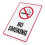 no smoking sign aluminum warning for restaurant 10
