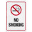 no smoking sign aluminum warning for restaurant 3