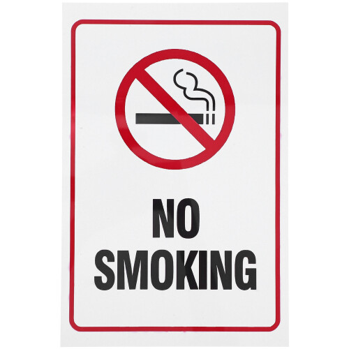 no smoking sign aluminum warning for restaurant 2