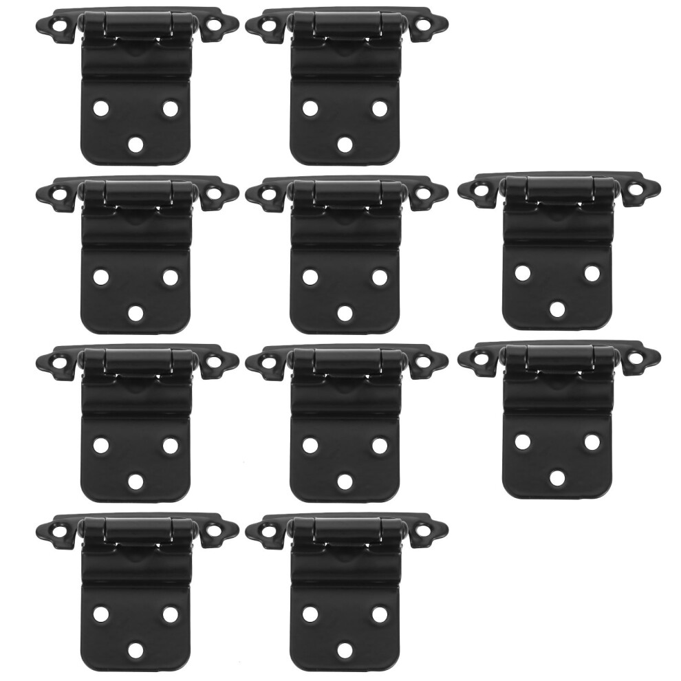 10Pcs Overlay Cabinet Hinges Semi-Concealed Cupboard Hardware 3294012023790