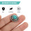 5pcs diy suitcase alloy clasp buttons handmade clothes 11