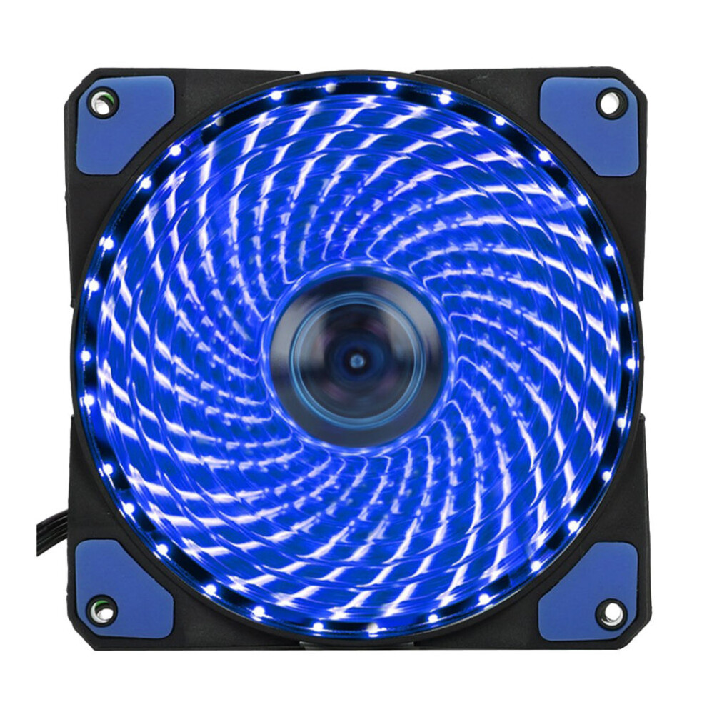 Computer Cooling Fan Silent Pc Cooler Fan With Rgb Lighting Blue 3294012080564