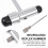 neurological hammer with needle and brush assorted color 9
