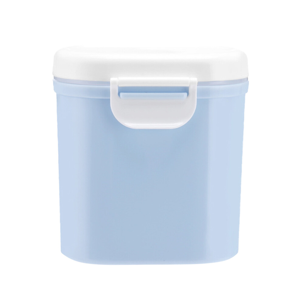 Large Capacity Milk Powder Storage Container Sealed Box Home Use Sky Blue Ohphcall