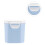 large capacity milk powder storage container sealed box home use sky blue 8