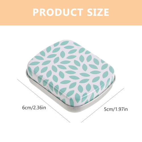 6 pcs small rectangular tin box for candy and small items storage 2