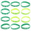 12Pcs Silicone Wristbands For St Patricks Day 1