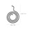 4pcs replacement iron return spring for door handle repair 2