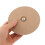 Round pottery mold with wood base for clay dish and drape projects 6