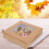 5pcs kraft paper bakery boxes with window for cake cookie packaging 8