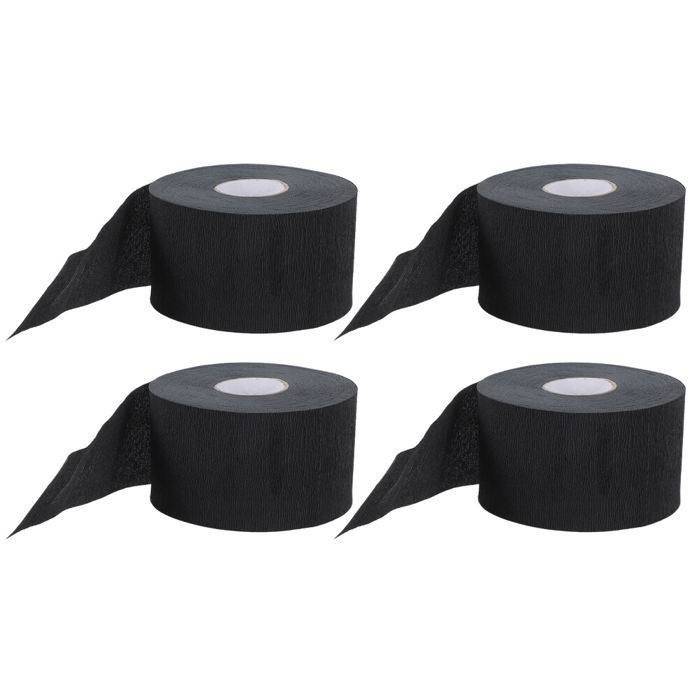 Ohphcall 4 Rolls Barber Neck Protection Paper Stretchy For Barber Supplies