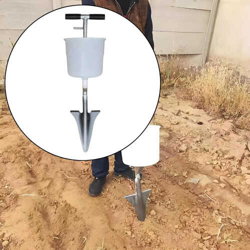 Manual Spreader Handheld Garden Seeder For Fruit Trees, Adjustable Seed And Fertilizer Application 2