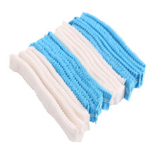 200pcs disposable non-woven caps for workshop catering baking