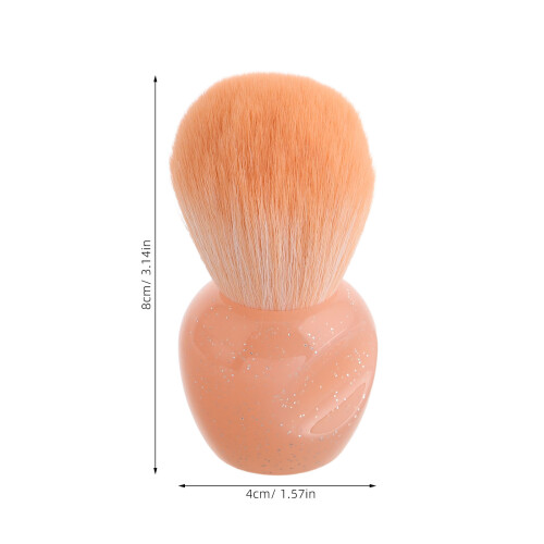 2pcs mini brush for powder and blush, portable makeup tool 1