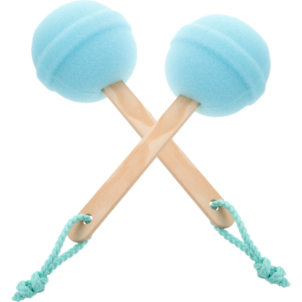 Vaguelly 2Pcs Lollipop Shaped Exfoliating Shower Sponge Scrubber Bath Sponge