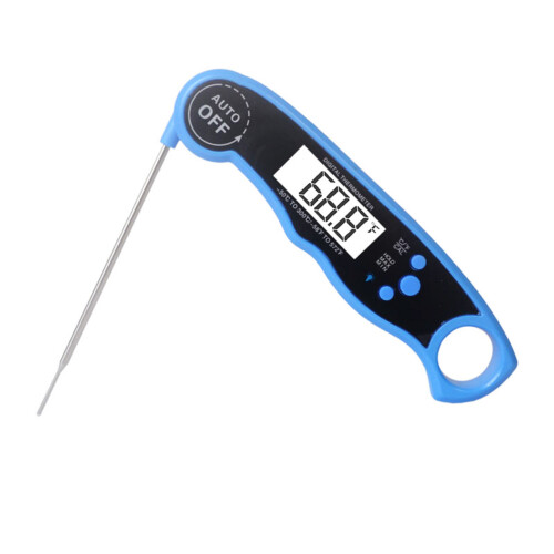 Thermomètre Bleu 1 Sonde Pliable Étanche 2