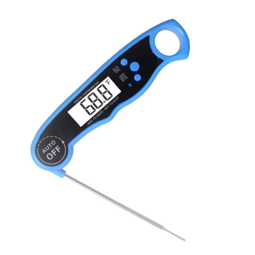 Thermomètre Bleu 1 Sonde Pliable Étanche 1