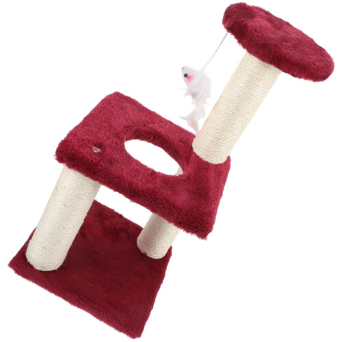 multi-layer cat scratcher and climbing stand for household pets