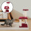 multi-layer cat scratcher and climbing stand for household pets 6
