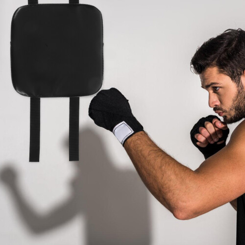 adjustable wall-mounted pad for taekwondo and kickboxing training 2