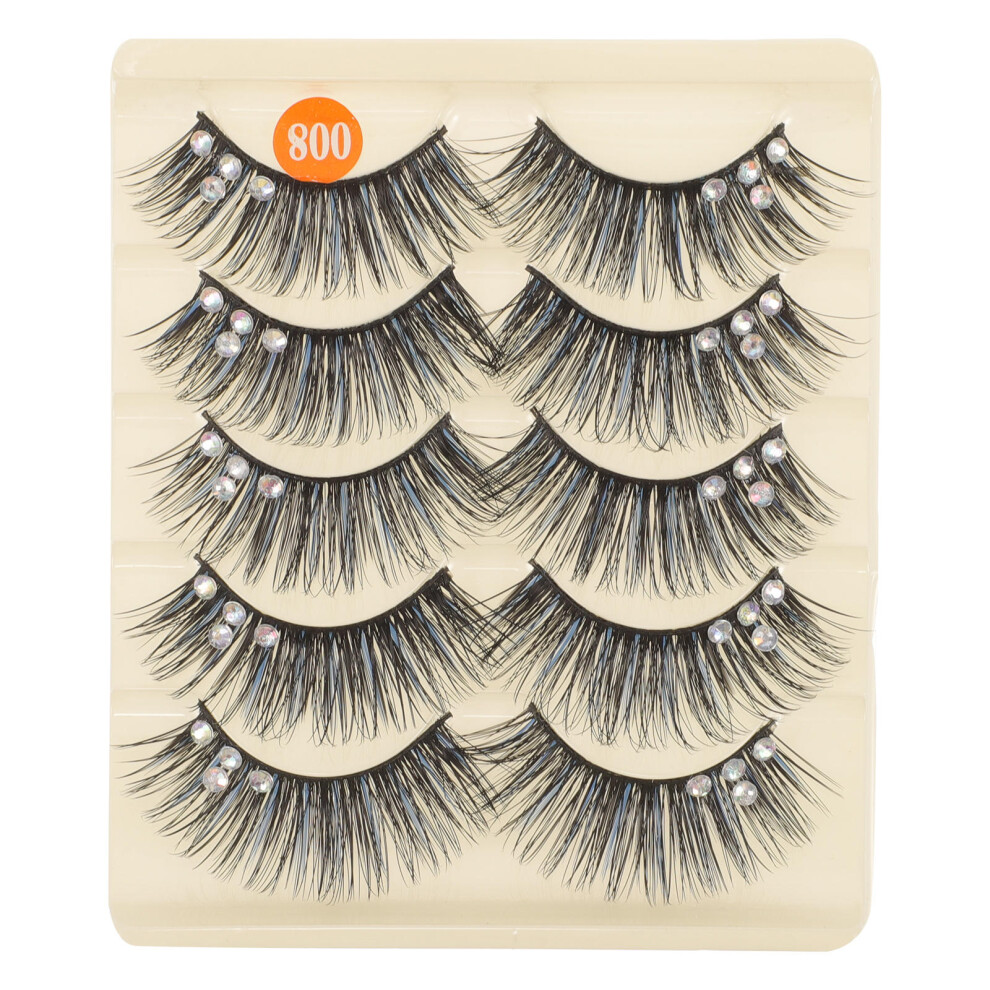 Happyyami 5 Pairs False Eyelashes For Women, Makeup Lash Extensions