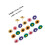 20Pcs Compact Sunflower Shaped Pushpins for Map, Craft & Daily Use 2