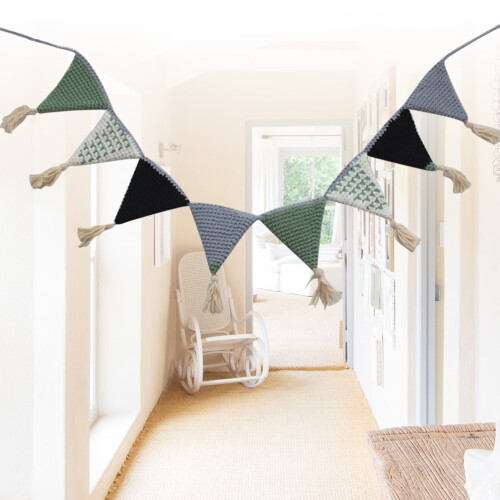 Multi Cotton Bunting Handmade Flags For Home Decoration 2