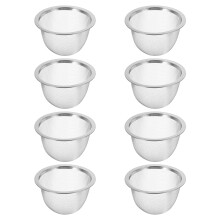 8Pcs Stainless Steel Mesh Tea Infuser Silver Durable Teapot Strainers
