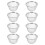 8Pcs Stainless Steel Mesh Tea Infuser Silver Durable Teapot Strainers 1
