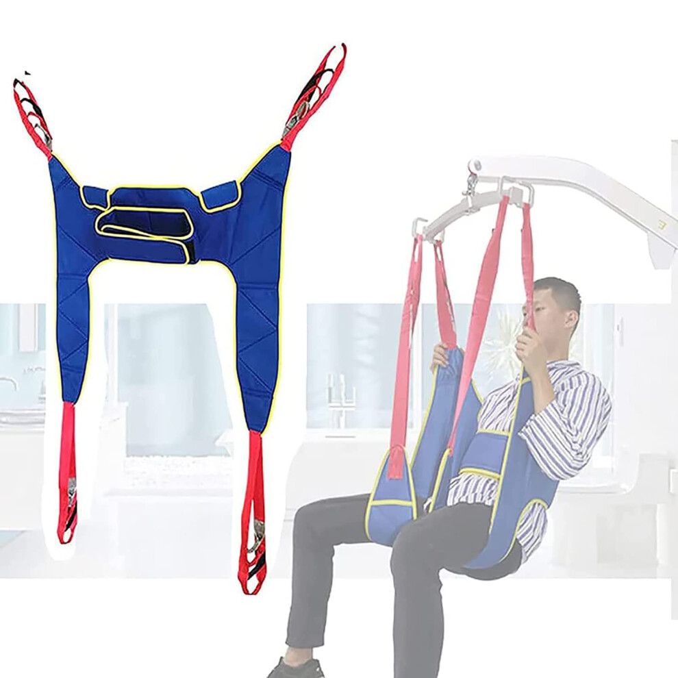 Transfer Nursing Sling Lift Full Body Mesh Lift Sling For Seniors Bedridden Disabled Obesity Heavy Duty Toileting Sling