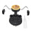 durable universal guitar sound hole humidifier portable set 8