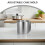 Stainless Steel Adjustable Cake Ring Mold Silver for Baking Cakes 8