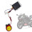 Motorbike Security System Motorcycle Alarm System with Remote Controller Key 3