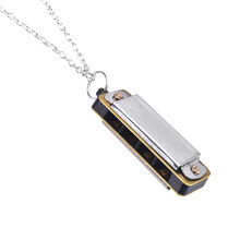 Mini-Harmonika-Halskette aus Silber – Perfekt für Musikliebhaber & als Geschenk