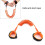 Kinder- und Erwachsenenschutzarmband Seil Robust Elastisch Orange 8