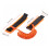 Kinder- und Erwachsenenschutzarmband Seil Robust Elastisch Orange 9