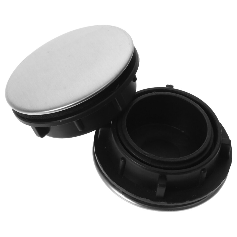 2Pcs Stainless Steel Sink Hole Covers For Kitchen Bathroom 3294042685463